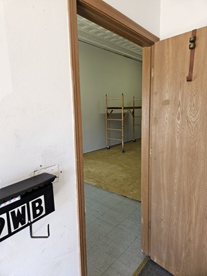The main entrance
