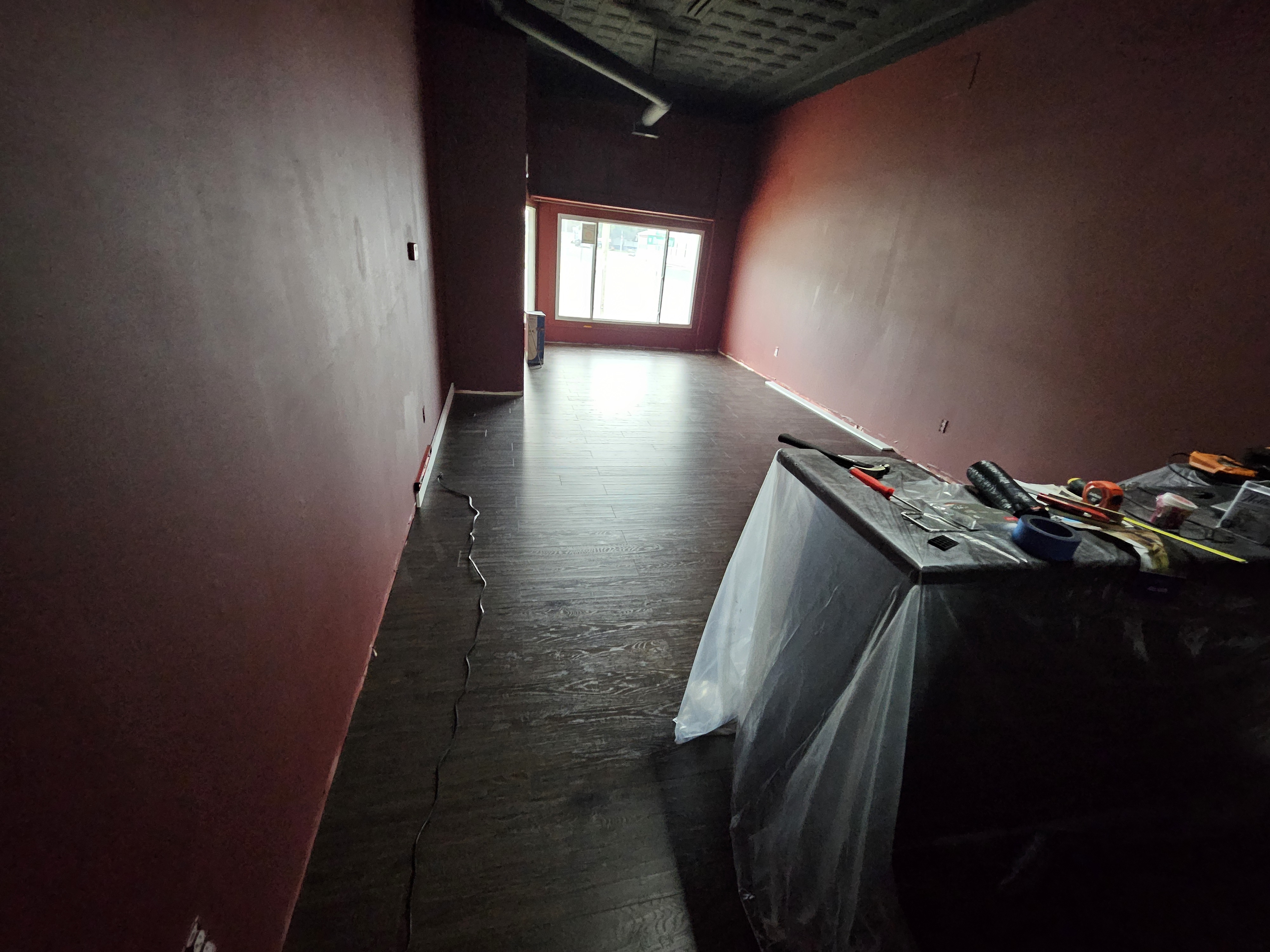 Floor finised looking to front