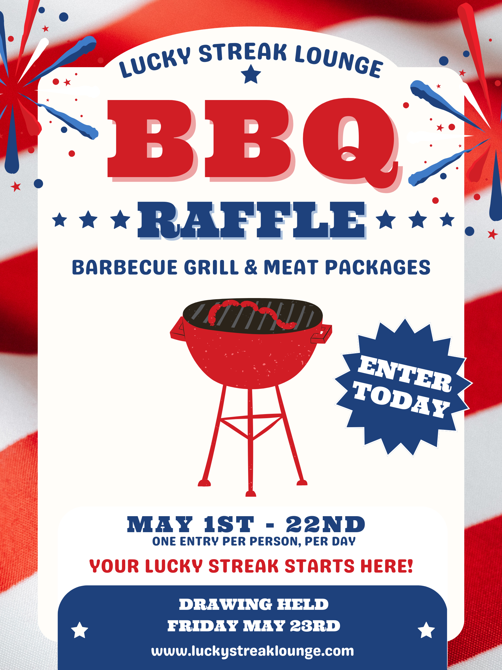 BBQ Raffle Flyer